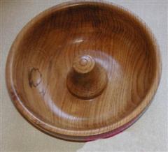 Oak bowl by Keith Leonard